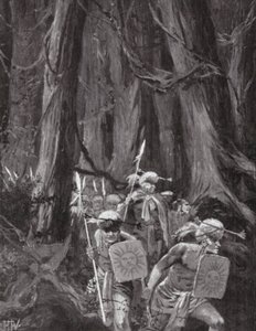 Mayas invandring (litografi) av John Harris Valda