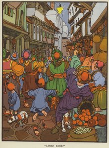 "Titta titta!" (färg litho) av John Hassall