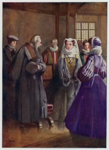 Den presbyterianske reformatorn John Knox möter Mary, Queen of Scots