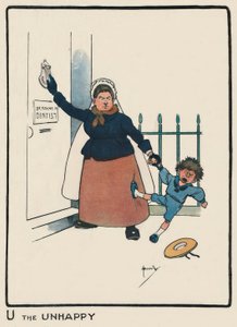 U den olyckliga / J. Hassall / Zeichnung, 1903 av John Hassall