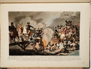 Fransk armé korsade Berezina i november 1812, 1813 av John Hassell
