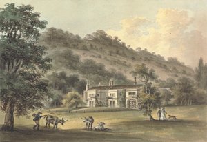 Grove Cottage, Box Hill, Surrey, säte för George Barclay Esq. av John Hassell