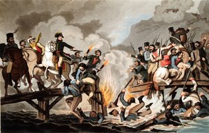 Napoleon I och franska armén korsade Berezina i november 1812