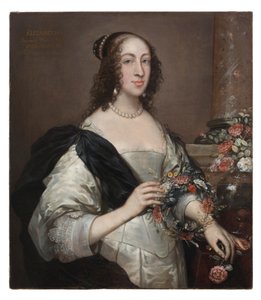 Elizabeth Wray, Baroness Norris, ca 1638, övermålad ca 1645