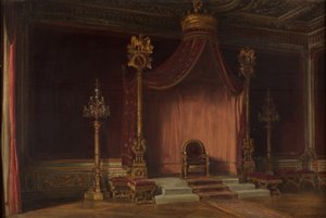 Napoleons tron, Palace of Fontainebleau, 1888