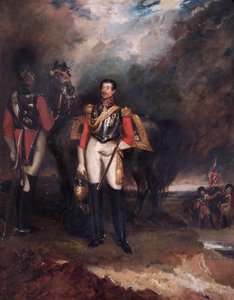 Porträtt av Stapleton Cotton, Viscount Combermere, brittisk soldat, 1839.