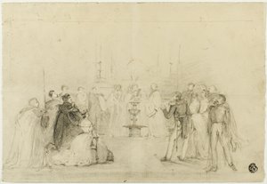 Studie av John Hayter
