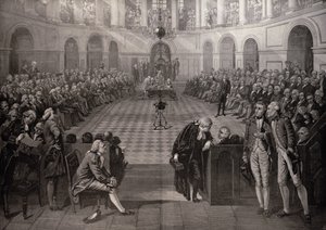 The Irish House of Commons, AD 1790, College Green, Dublin, från 