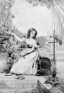 Prinsessan Victoria vid en ålder av elva år, 1901.