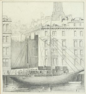 Quayside, Newcastle (penna på kort)