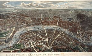 Panoramautsikt över London av John Henry Banks