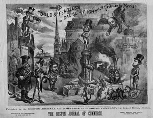 Bold und fearless in the cause of right : a tribute to merit!, publicerad av Boston Journal of Commerce, 1873