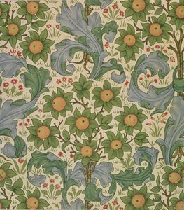 Orchard tapet, designad av John Henry Dearle (1860-1932) för Morris and Company, 1899