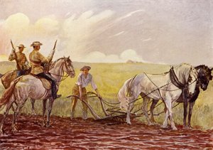 Canadian Mounted Police (färg litho)