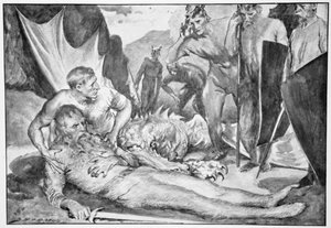 "Beowulfs död", 1910.