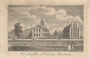 Utsikt över högskolorna i Cambridge, Massachusetts
