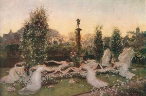 Cupids trädgård, c1900, 1912