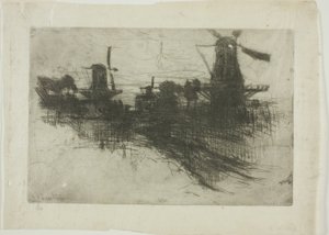 Kväll av John Henry Twachtman