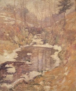 Hemlock Pool, ca 1900 av John Henry Twachtman
