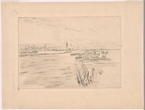 Holland Dykes av John Henry Twachtman