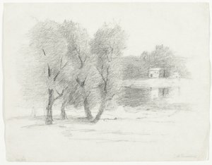 Landskap, slutet av 1800-talet och början av 1900-talet av John Henry Twachtman
