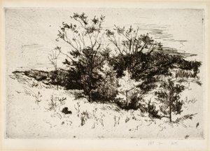 Landskap nära Cincinnati av John Henry Twachtman