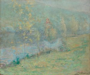 Dimmig majmorgon av John Henry Twachtman