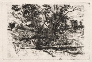 Nära Cincinnati, Ohio. av John Henry Twachtman