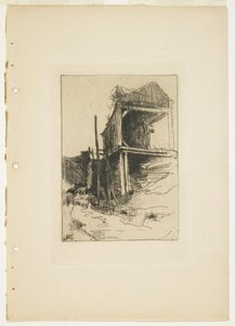 Den övergivna kvarnen, 1888-1889 av John Henry Twachtman