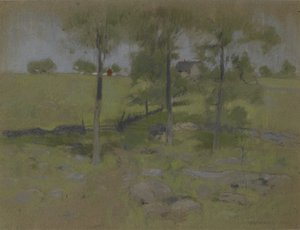 Tre träd, c.1888-95 av John Henry Twachtman