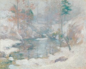 Vinterharmoni av John Henry Twachtman