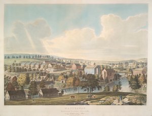 Matteawan. Manufacturing Village, nära Fishkill Landing, N. York