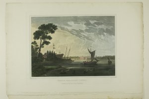 Norfolk; Från Gosport, Virginia, skylt fem av det andra numret av pittoreska vyer av amerikanskt landskap