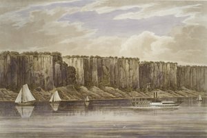 Palisades nr. 19, Hudson River Portfolio, 1823-24. av John Hill