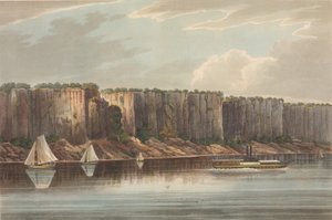 Palisaderna nr 19 i Hudson River Portfolio, 1823-24. av John Hill