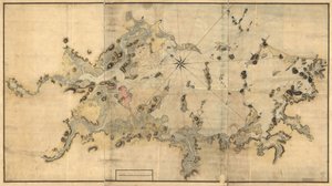 [Boston Harbour, med omgivningen, etc. av John Hills