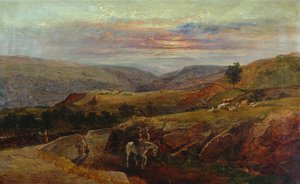 Burnley Valley från Crofts Stone, 1870