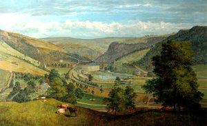Todmorden Valley från Charlestown, 1860
