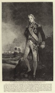 Horatio Nelson, Viscount Nelson och hertig av Bronte, KB, viceamiral av John Hoppner