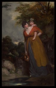 Fru Richard Brinsley Sheridan (Hester Jane Ogle, 1775/76-1817) och hennes son (Charles Brinsley Sheridan, 1796-1843) av John Hoppner
