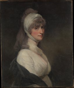 Fru Thomas Pechell (Charlotte Clavering, död 1841) av John Hoppner