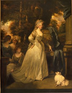 Porträtt av H.R.H. Frederica Charlotte Ulrica, kunglig prinsessa av Preussen och hertiginna av York, 1792