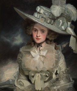 Porträtt av Mary Boteler från Eastry, Kent, 1786