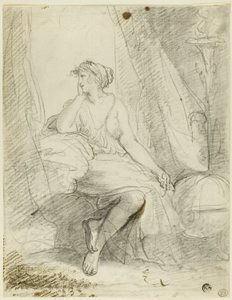 Sittande kvinna av John Hoppner