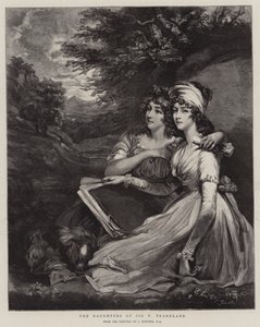 Sir T Franklands döttrar av John Hoppner