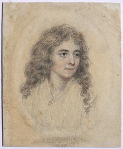 Porträtt av Anna Maria Woolf, född Smart, ca. 1785.