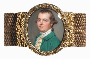Porträtt av Constantine Phipps, 1770. av John I. smart