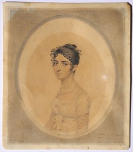 Porträtt av fröken Mary Tadman, 1809.