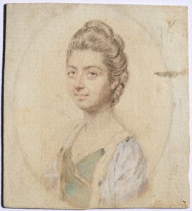 Porträtt av Sukey, Lady Oglander, född Serle, ca. 1770-talet.