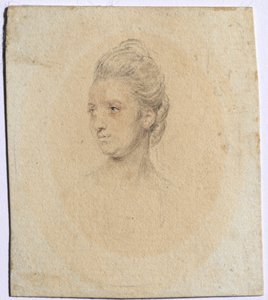 Porträtt av en kvinna, ca. 1772.